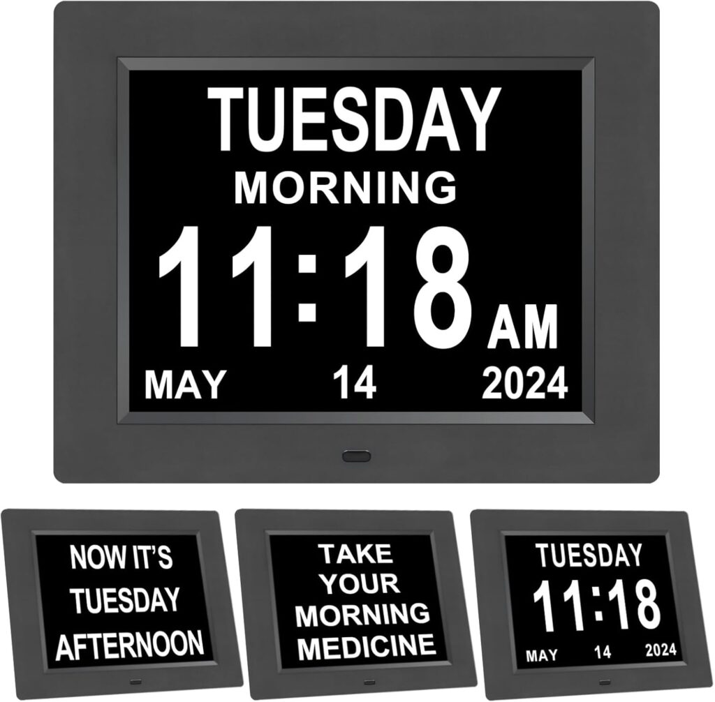 JAIHONDA Memory Aid Dementia Clock for Seniors - Memory Loss vs Dementia