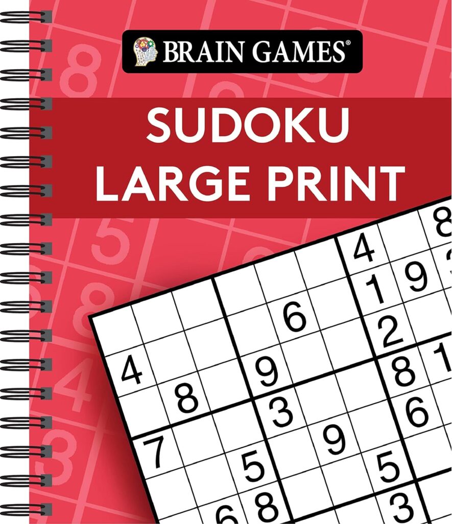 Book -Brain Games Sudoku Large Print - What Causes Memory Loss as You Age