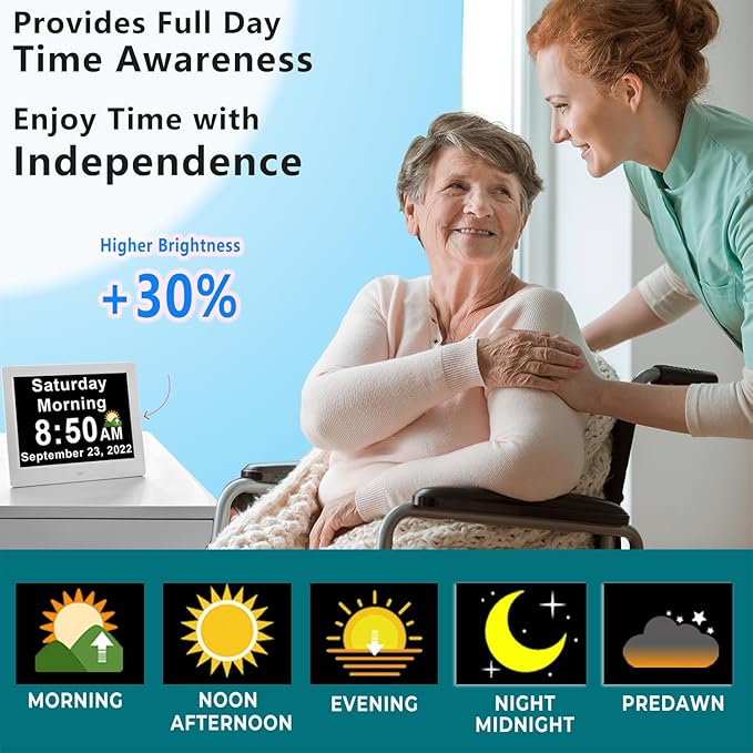 How to Cope With Memory Loss: 7 Tips to Crush Confusion 5 Véfaîî Memory Loss-Dementia Clock with 30 Alarms to Keep Organized - How to Cope with Memory Loss