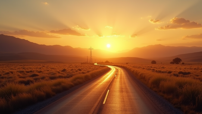 Road leading into a sunset - How to Find Purpose in Life After Retirement