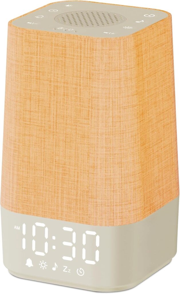 WKZAY White Noise Sunrise Alarm Clock -