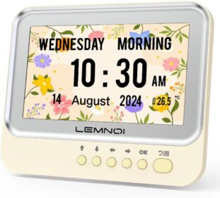 8 Essential Home Safety Tips for Older Adults 5 LEMNOI 7 inch Digital Dementia Clock - 8 Essential Home Safety Tips for Older Adults