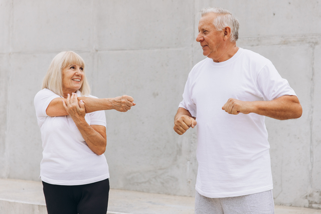 senior-couple-exercising-outdoors-for-agin-joints-5 Truths About Aging Joints