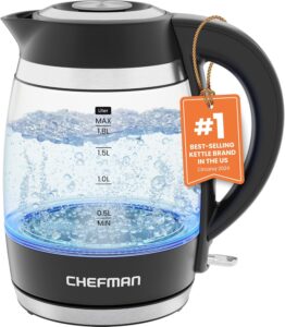 Amazon Prime Big Deal Days Canada 2025: Senior Health, Mobility & Home Safety Deals 41 CHEFMAN Auto Shut off Electric Kettle 1.8L - 1500W - Amazon Prime Big Deal Days Canada