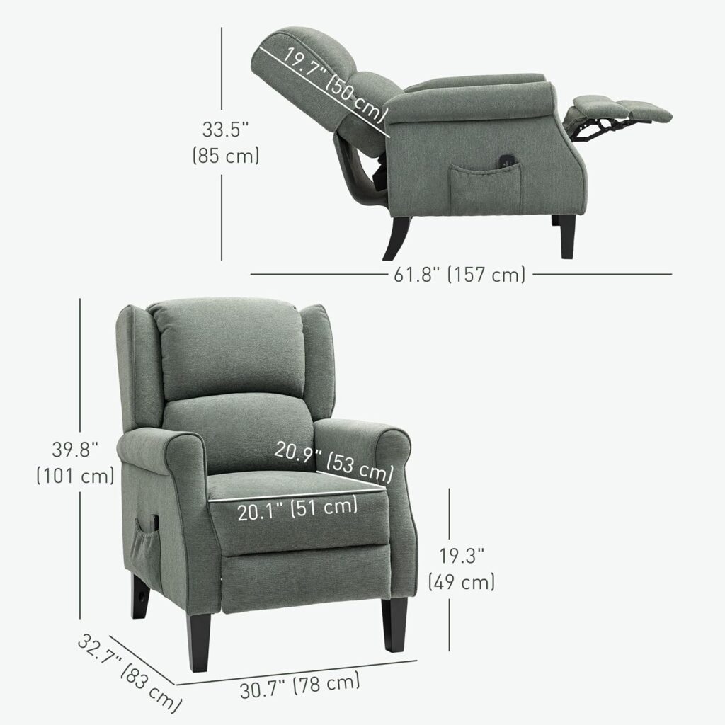 Amazon Prime Big Deal Days Canada 2025: Senior Health, Mobility & Home Safety Deals 18 HOMCOM Massage Push Back Wingback Recliner Chair with Extendable Footrest - Amazon Prime Big Deal Days Canada