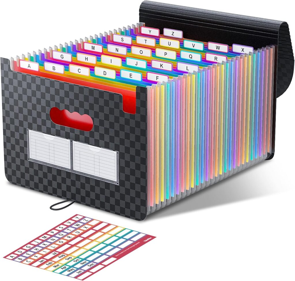 THINKTEX ACCORDION File Organizer - Best Budget Tools for Seniors