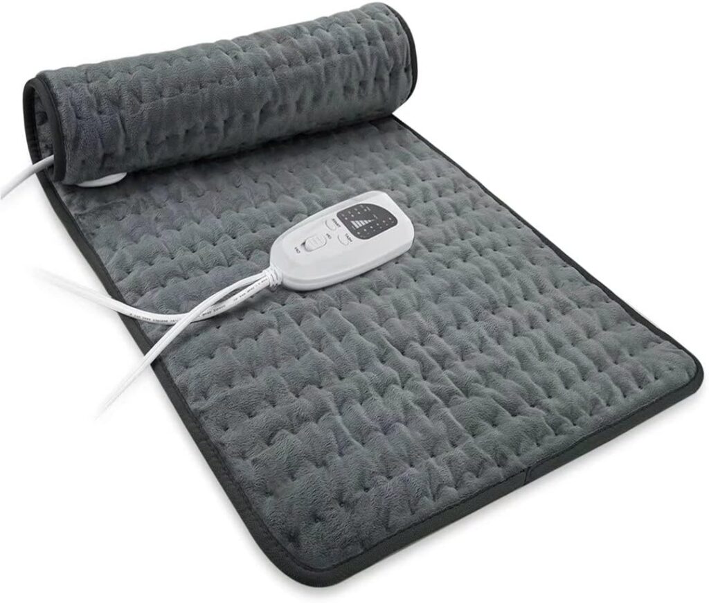 Amazon Prime Big Deal Days Canada 2025: Senior Health, Mobility & Home Safety Deals 3 VANKADA Electric Heating Pad - Gray Green - Amazon Prime Big Deal Days Canada