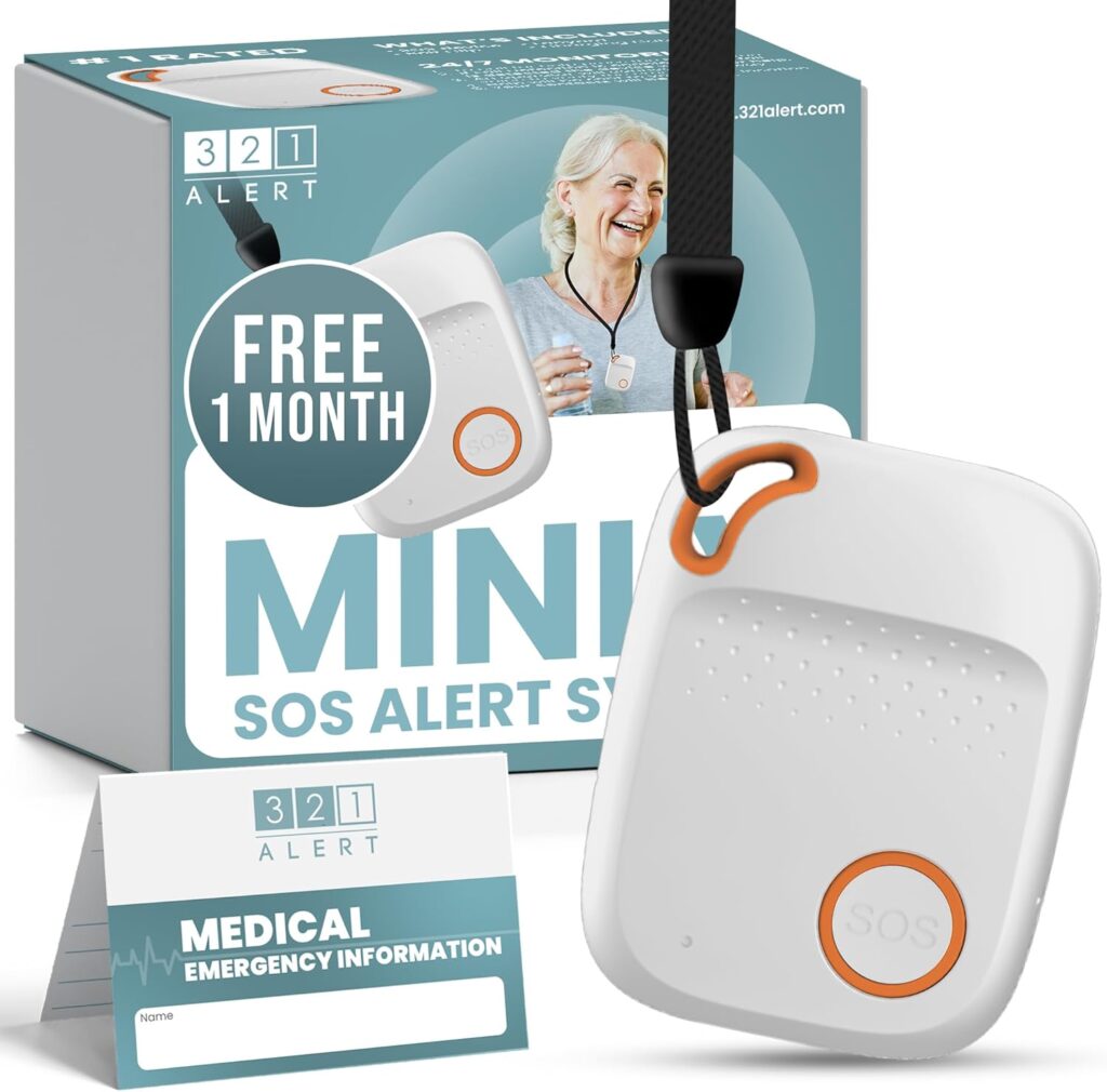 10 Reliable Fall Detection Devices to Stay Independent 4 321 ALERT Mini Y Medical Alert System for Seniors with Automatic Fall Detection - Fall Detection Devices