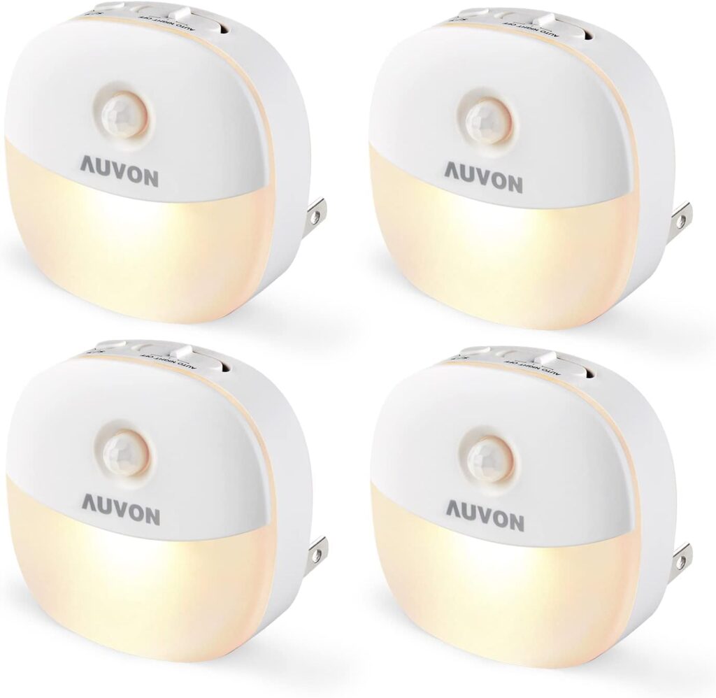 AUVON Plug in Night Light with Motion Sensor- How to set Up a Home for Aging in Place