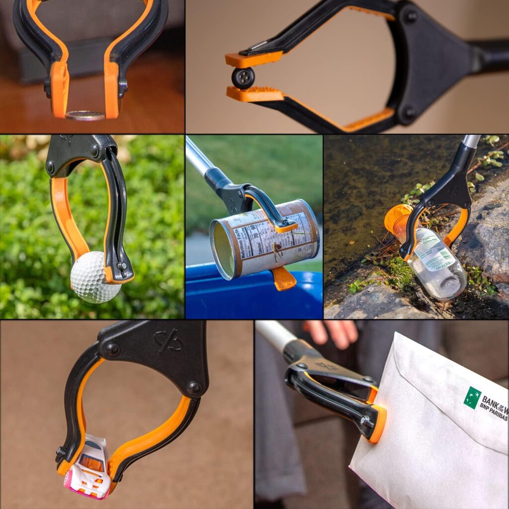 EZPIK 32inch Folding Reacher Grabber Pickup Tool - How to Set Up a Home for Aging in Place