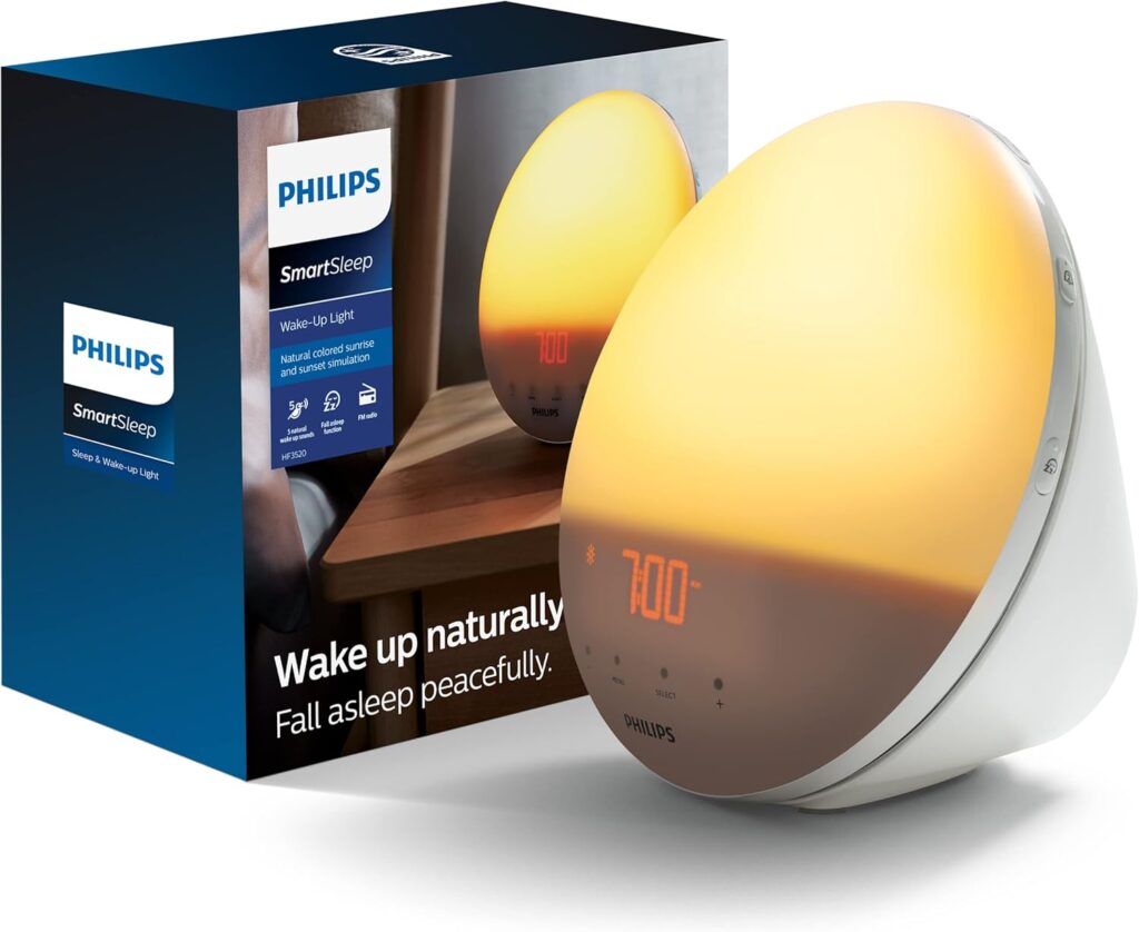 Philips SmartSleep Wake-up Light_Colored Sunrise and Sunset Simulation