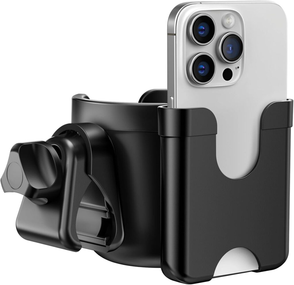 GUISEAPUE Cup Holder with Phone Holder - Electric Wheelchair Accessories Buying Guide