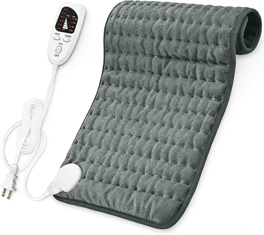 CUPLU 24x 20 inches Extra Large Electric Heating Pad - Manage Restless Leg Syndrome