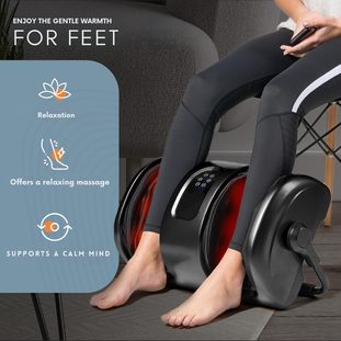 LIFEPRO Relaxatilt Calf, Forearm-Foot Massager with Reflexology Roller - Guide to Restless Legs Treatment Devices