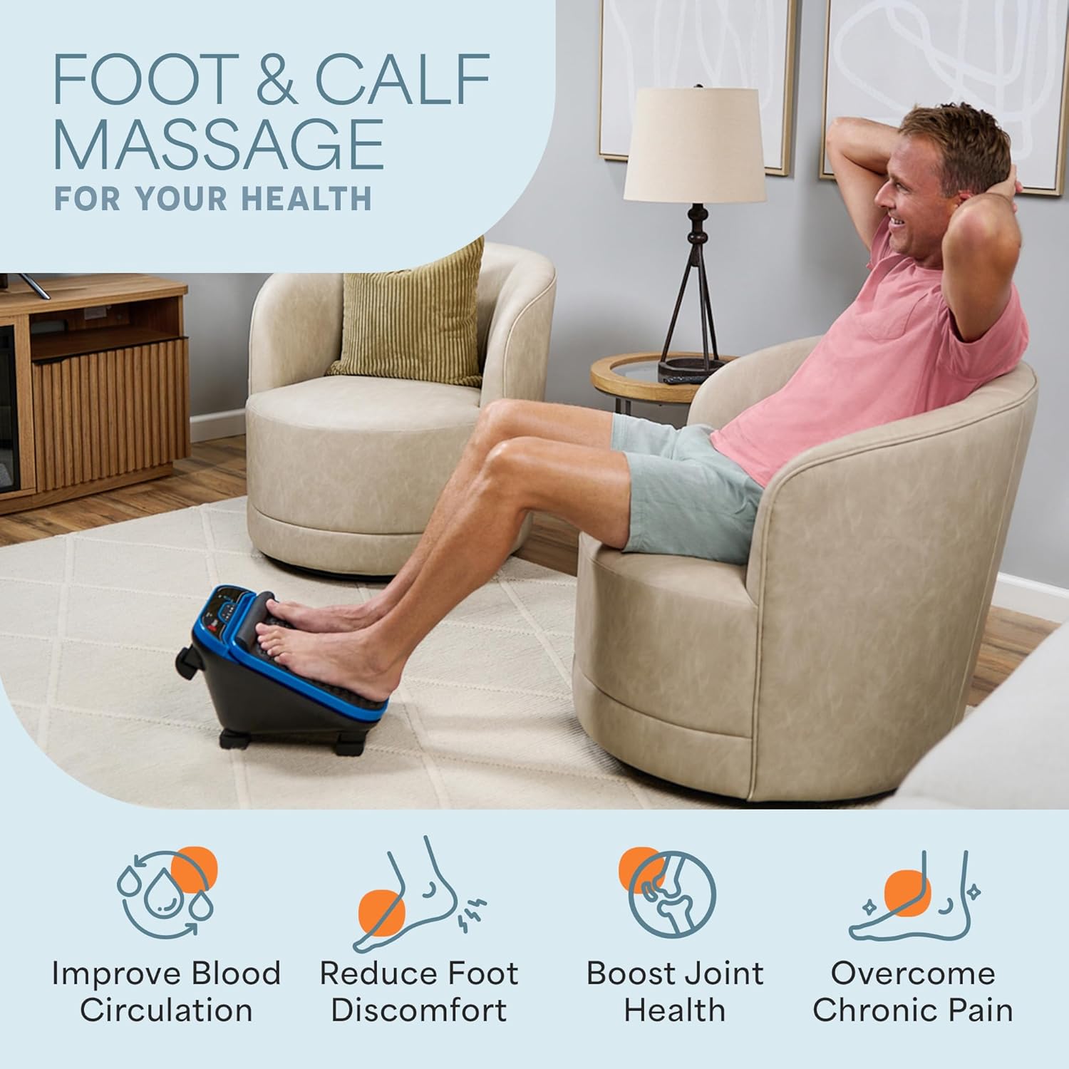 LifePro Foot and Calf Massager - Guide to Restless Legs Treatment Devices