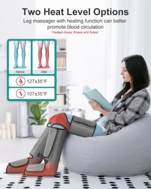 NECKTEK Leg Compression Massager for Circulation and Pain Relief-1 - Guide to Restless Legs Treatment Devices