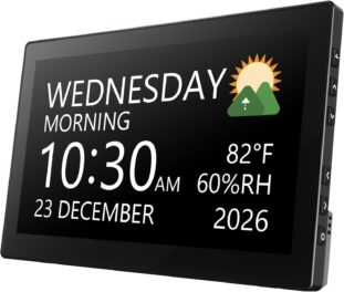 Raynic Digital Calendar Clock – Dementia & Alzheimer Clock - How to Organize Medications for Seniors