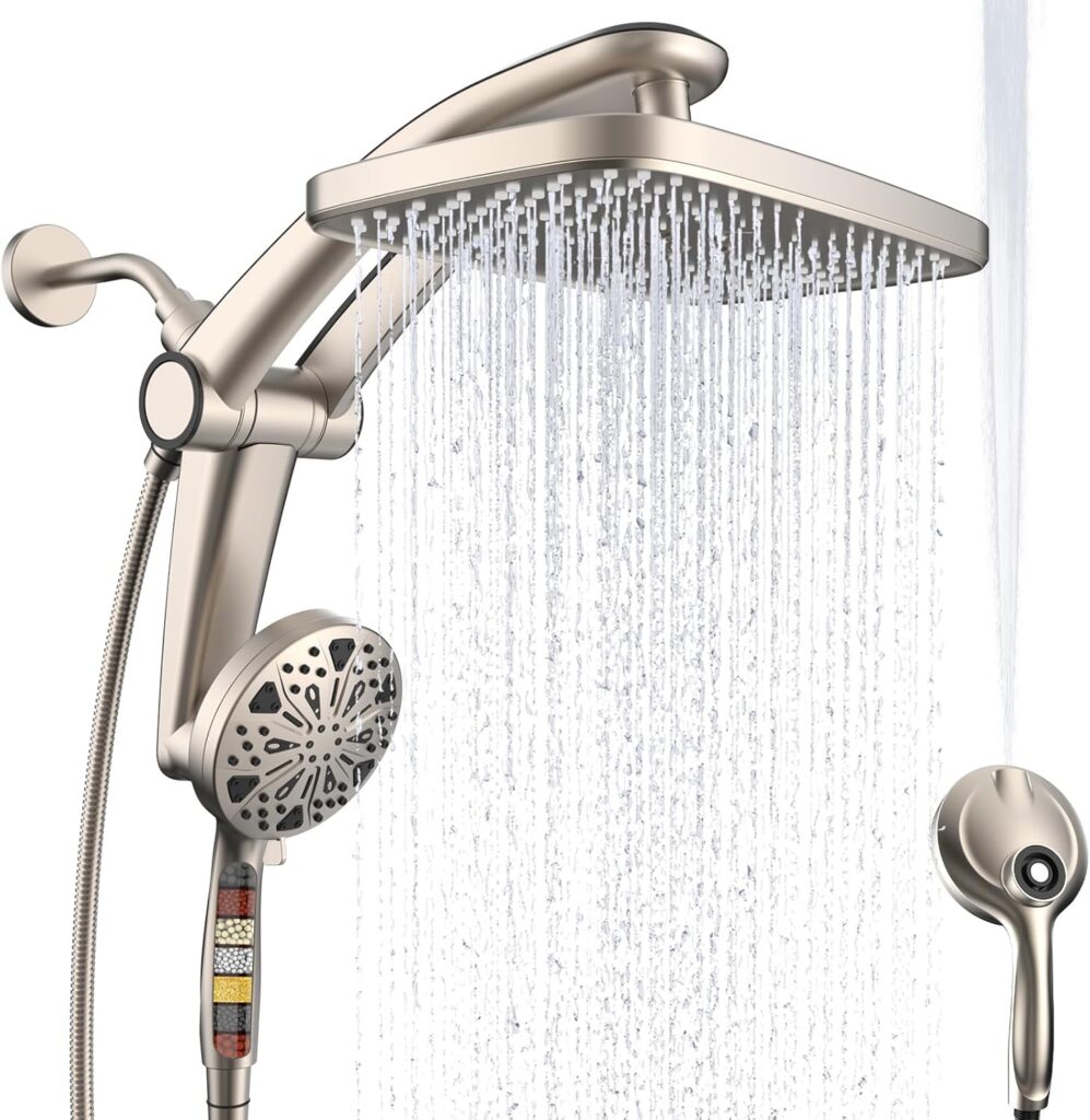 Guide to Using Handheld Shower Heads for Seniors: 7 Easy Ways to Improve Bathroom Safety 4 RAZIME Rain Shower Head with Handheld High Pressure Rainfall Shower Heads with Handheld Spray Combo - Guide to Using HandHeld Shower Heads for Seniors