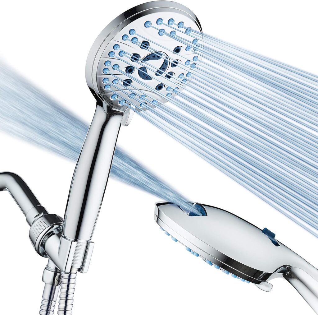 Easy to Use Shower Head for Seniors: 9 Safe Picks Compared 3 HOTEL SPA AquaCare High Pressure 8-Mode Handheld Shower Head - Easy to Use Shower Head for Seniors