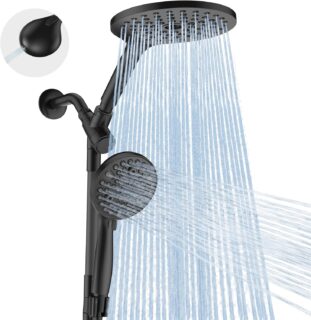Easy to Use Shower Head for Seniors: 9 Safe Picks Compared 7 MAKEFIT Dual Handheld Shower Head Combo - Easy to Use Shower Head for Seniors
